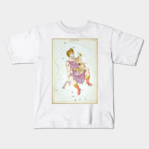  Constellation of the carter (Auriga) Kids T-Shirt by MiRaFoto